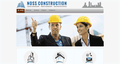 Desktop Screenshot of nossconstruction.com